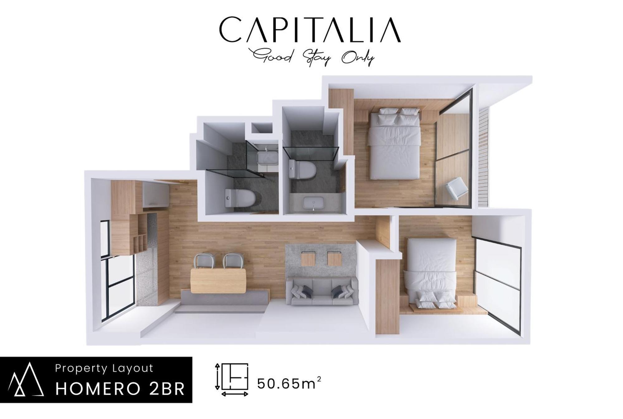 Capitalia - Luxury Apartments - Homero Mexico City Bilik gambar