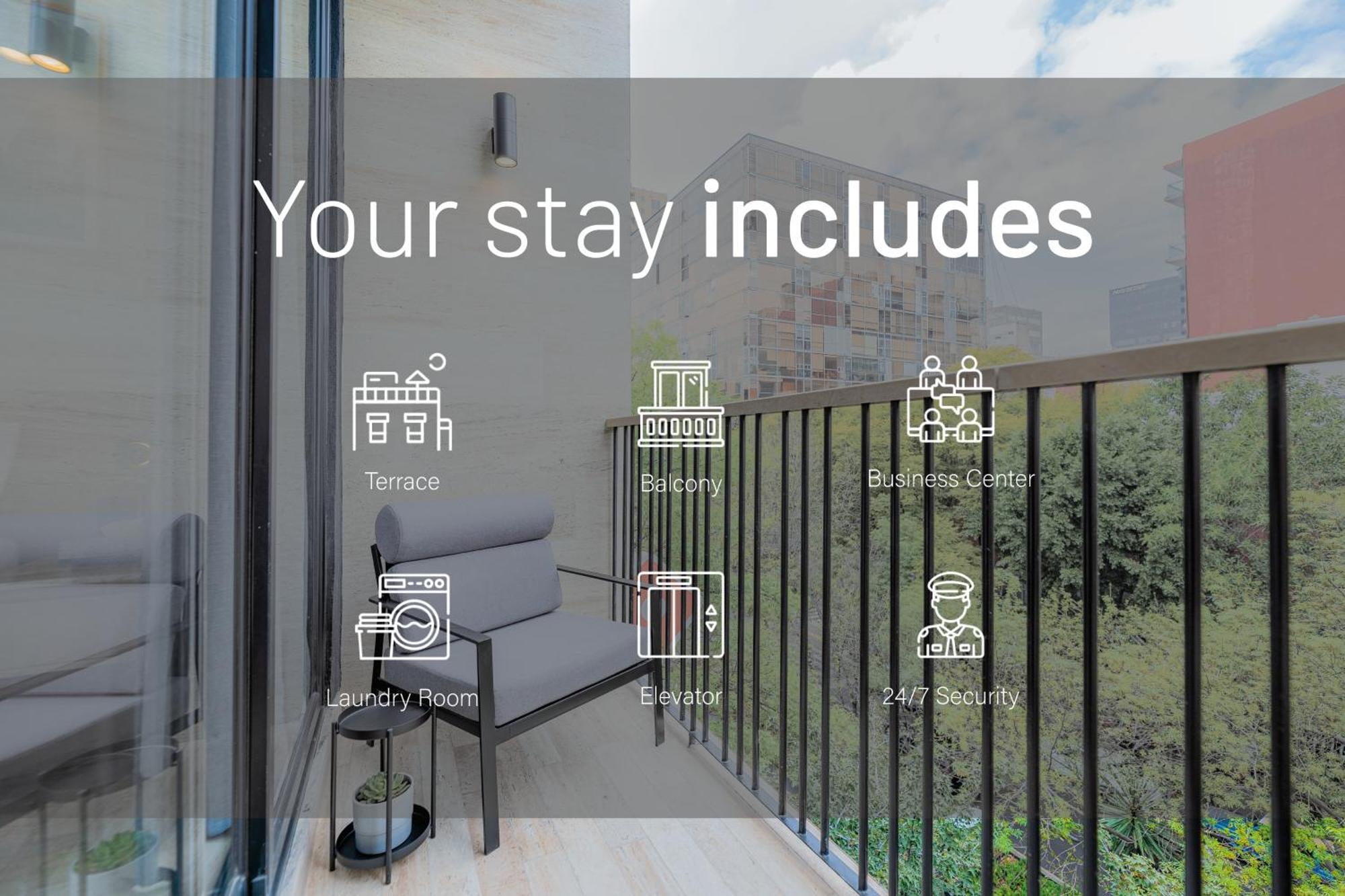 Capitalia - Luxury Apartments - Homero Mexico City Luaran gambar