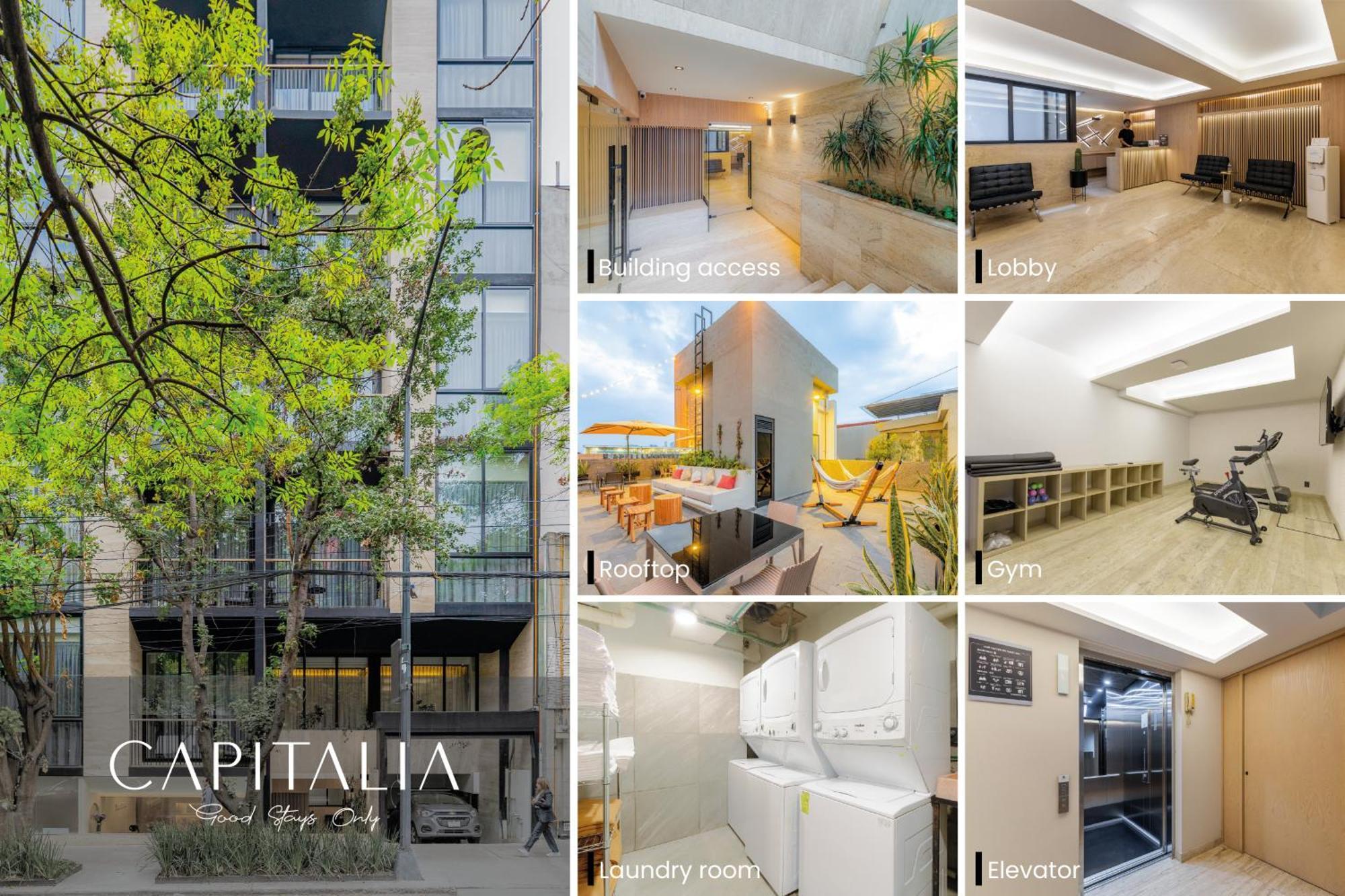 Capitalia - Luxury Apartments - Homero Mexico City Luaran gambar